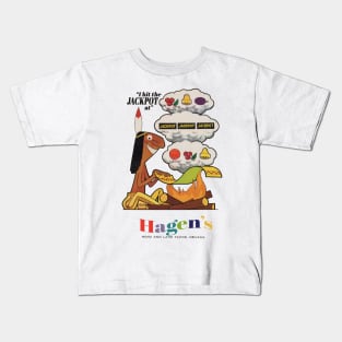 I HIT THE JACKPOT Kids T-Shirt